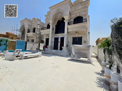 BRAND NEW CLASSIC LUXURY 5BR VILLA WITH ROOF WITH POOL | 5,000 SQFT PLOT | 5,000 SQFT BUA | AED 3.8M | AL MOWAIHAT 2 | PREMIUM