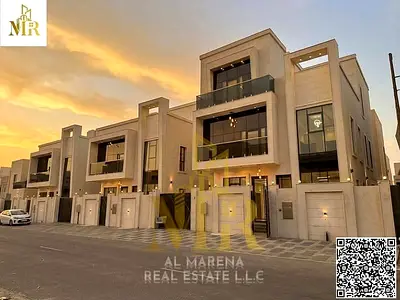 One of the most luxurious villas in Ajman for sale in a prime location, including registration and ownership fees | Bank financing available with flex