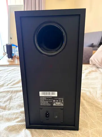 Powered Subwoofer | Compact Black Bass Subwoofer - Good Working Condition