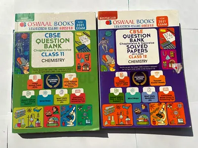 CBSE CLASS 11 AND 12 OSWAAL QUESTION BANK CHEMISTRY SET