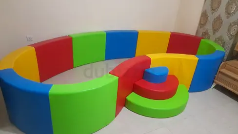 Large Soft Foam Baby Playpen / Padded Activity Pit - Multicolor