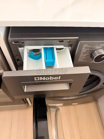 Nobel front-load washing machine - detergent drawer shown, excellent working condition