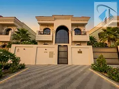 5-bedroom villa for rent in Ajman, next to the mosque.