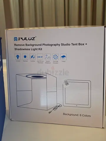 PULUZ Professional Photography Light Box – 6 Backgrounds