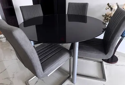 Dining table set with chairs