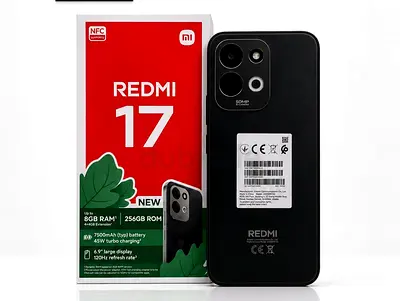 Redmi 17 - 8GB RAM / 256GB - Black (Box + Phone)