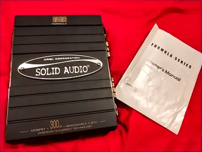 *** Solid Audio *** Car Amplifier - American Solid Audio Formula Series
