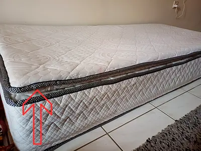 Single size double-layer spring mattress - good condition
