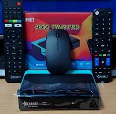 StarNet 3000 Twin Pro TV Box with Remote Controls and Wireless Mouse