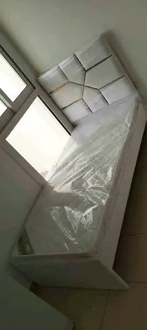 Stylish single bed with mattress brand new