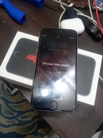 iPhone 6S 64 GB with box for spare parts 50aed