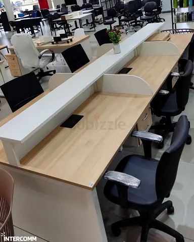 Office workstations for sale | Custom made office workstation with chair Dubai