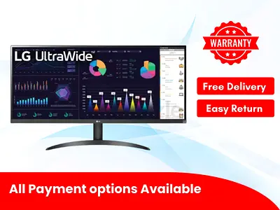 LG 34 Inch Monitor | Ultra Wide FHD 100Hz | VESA Display HDR 400 IPS Monitor | 34WQ500-B | Warranty