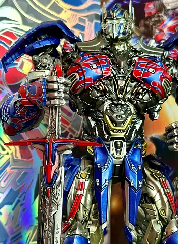 Optimus Prime Metallic Transformer Collectible