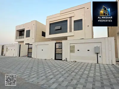 فيلا مودرن للبيع في الحليو 2 - عجمان | تشطيب سوبر ديلوكس بحوش وشلال بسعر 1.55 مليون