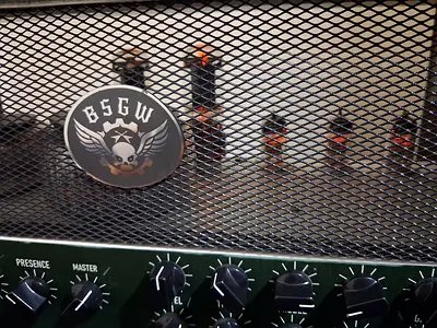 Bundle Offer- Black Skull Guitar Workshop BSGW Special Lead All-Tube Guitar Amp, Handmade in Ukraine
