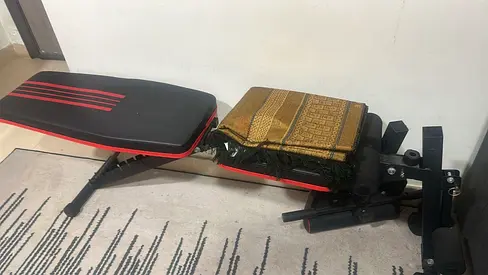 Adjustable Foldable Workout Bench — Good Condition