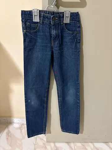 Children's blue denim jeans - slim fit