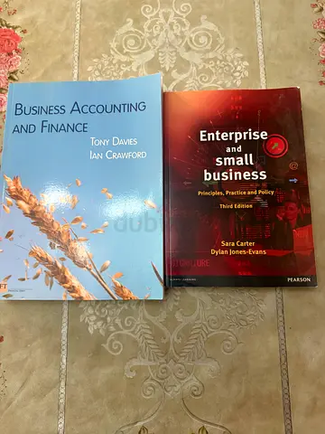 Set of 2 Business Textbooks: Business Accounting & Finance + Enterprise Small Business Guide