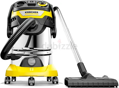 Karcher 6 P WD Vacuum Cleaner - Wet & Dry, Stainless Canister