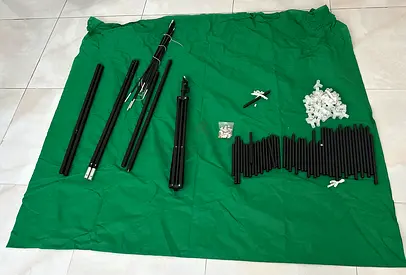 Green Screen Backdrop with Stand and Frame Kit