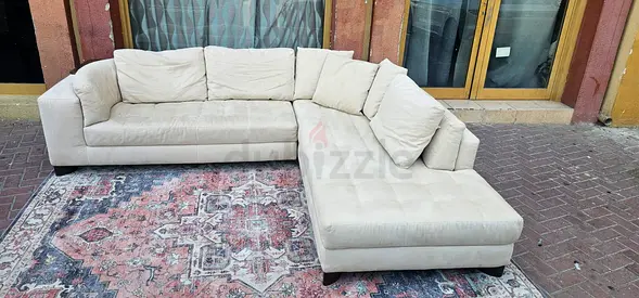 Excellent condition Natuzzi L shape sofa