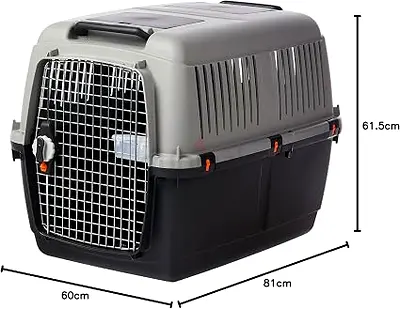 Pet Carrier Crate with wheels — 81x60x61.5cm