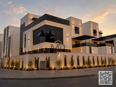 Luxury corner villa for sale in Ajman – Al Helio 2 area. A unique opportunity to own a villa with a