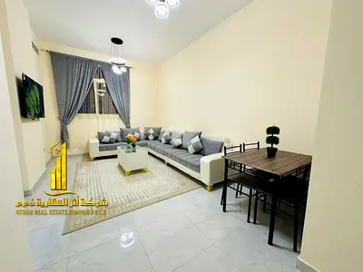 Fully furnished Luxury 2BR monthly in Ajman, ready to move in, including bills, internet, near services and transport.