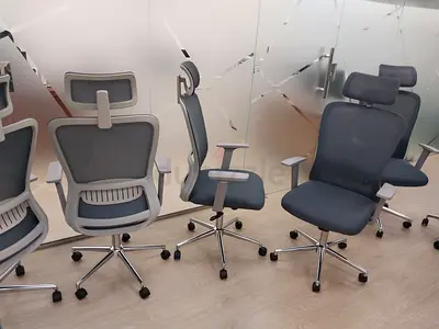 Ergonomic Office Chair with Headrest - Adjustable Mesh Seating (Set available)