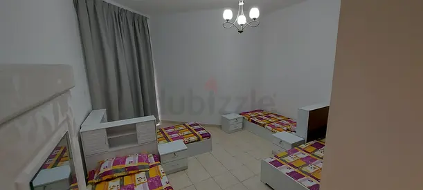 Flash Sale .. Bedspaces in a master bedroom with attached washroom and Balcony
