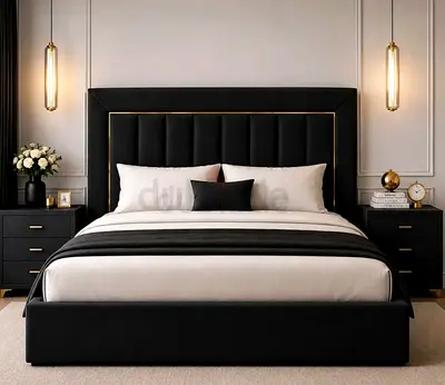 Modern Dezine Luxury Queen size 160x200 Bed with Madical Matress Available