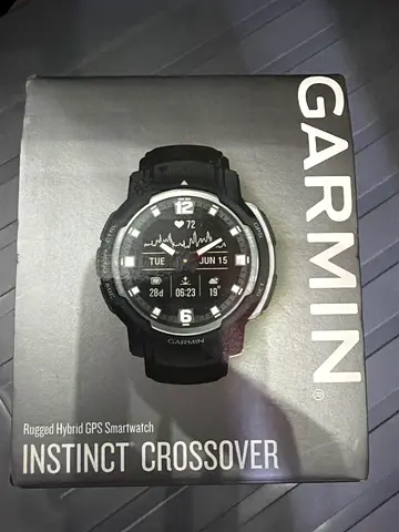 Garmin Instinct Crossover GPS Smartwatch - Boxed