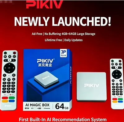 WORLD-WIDE LIVE TV CHANNELS AND OTT MOVIE'S AND SERIES Magic TV Box Android Box with voice Remote