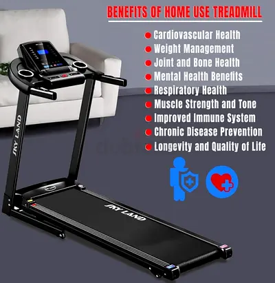 Sky Land Foldable Home Treadmill - Compact Electric Running Machine