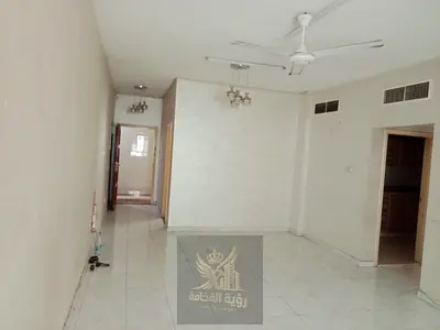 For annual rent in Al Qasimia Al Mahatta, 3 bedroom apartment with living room and 3 bathrooms incl