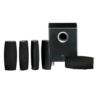JBL 5.1 Home Speaker System with Subwoofer + Onkyo TX-NR626 AV Receiver - Good Condition