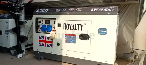 Royalty Diesel Generator RT15700S1 - Silent Type, Used