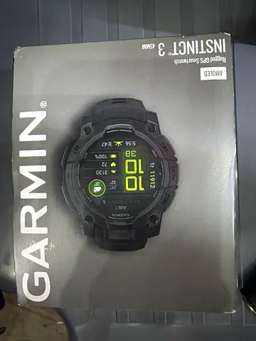 Garmin Instinct 3 Solar Smartwatch - Brand Boxed