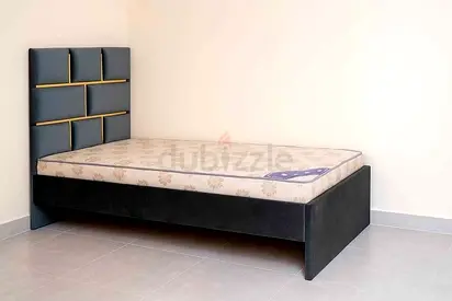 Brand New Single size bed Upholstered Padded headboard and mattress