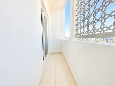 One Month Free __ Gym Pool Free __ 1 Bedroom 2 Bathroom __ Sperate Big Hall With Balcony __ 6 Cheques Payment __ Call Mr Adnan