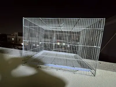 Large metal bird/small animal cage - good condition