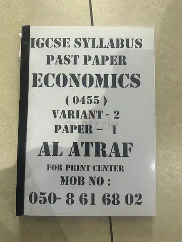 IGCSE Past Paper Booklets- Cambridge Economics
