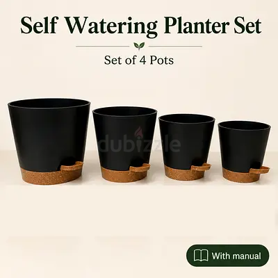 4 Self Watering Plant Pots 🪴💧