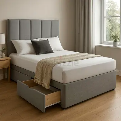 Brand New 90*200 Single Size Bed Frame With Drawers For Sale