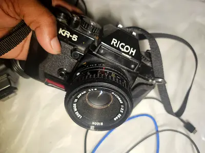 Ricoh KR-5 35mm SLR film camera with lens (used)
