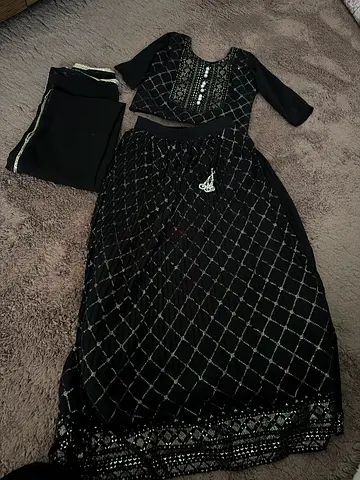 Black beautiful lehnga for sale