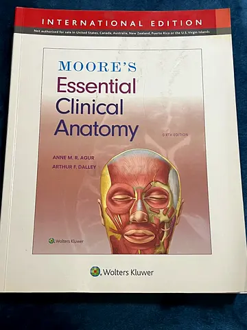Moore’s Essential Clinical Anatomy (6th edition)