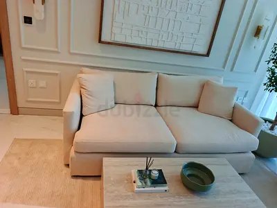 Still brand new crate&barrel three seater sofa