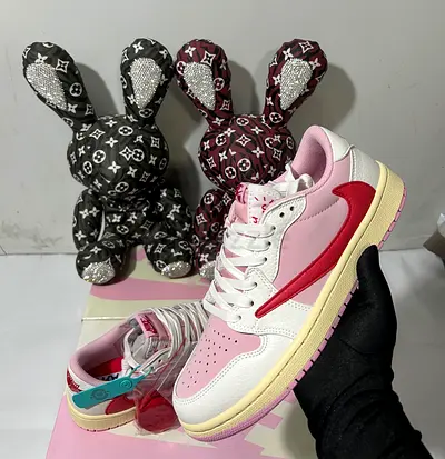 Nike x Travis Scott Air Jordan 1 Low OG "Tropical Pink"shoes unisex